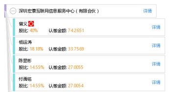 深圳宏景互联网信息服务中心有限合伙 软件开发服务详解